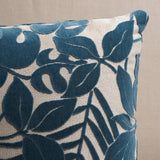 Schumacher Cadet 22" x 22" Miramar I/O Velvet Pillow