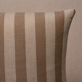 Schumacher Flax 20" x 20" Hanson I/O Stripe Pillow