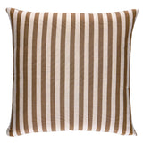 Schumacher Flax 22" x 22" Hanson I/O Stripe Pillow