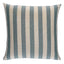 Schumacher Teal 20" x 20" Hanson I/O Stripe Pillow