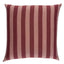 Schumacher Raspberry 20" x 20" Hanson I/O Stripe Pillow