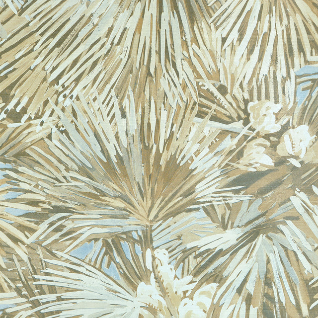 Thibaut Palmier Beige Wallpaper
