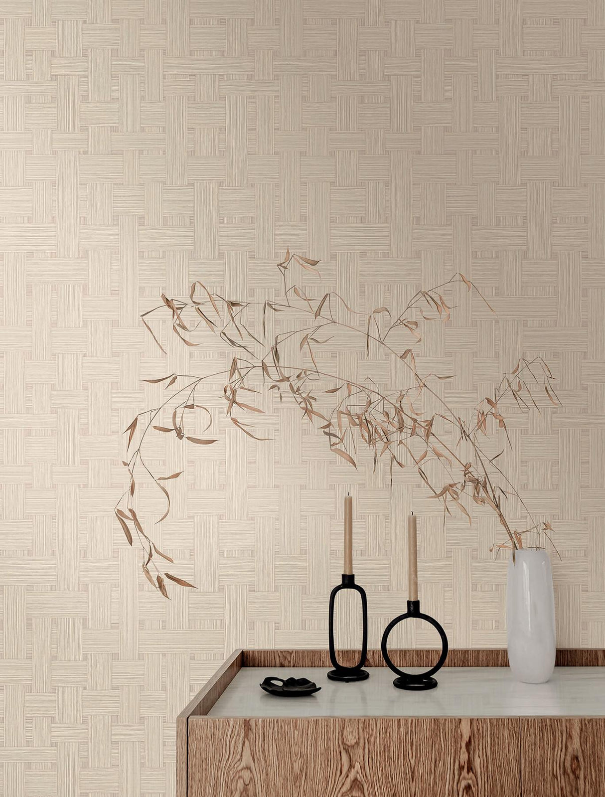 York Wallcoverings Basketry Wheat Wallpaper