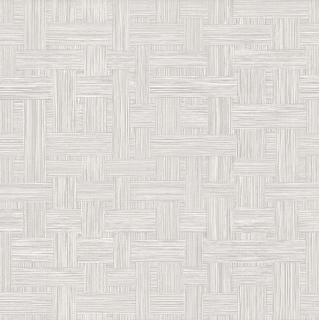 York Wallcoverings Basketry Warm Grey Wallpaper