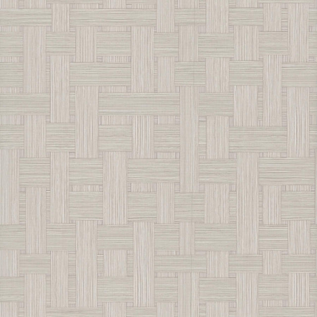 York Wallcoverings Basketry Dove Grey Wallpaper