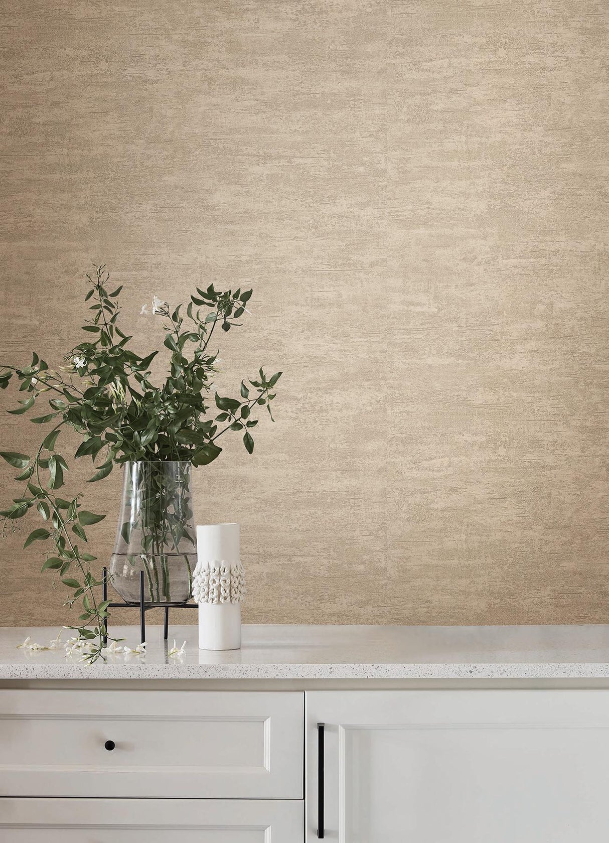 York Wallcoverings Weathered Stucco Wheat Wallpaper