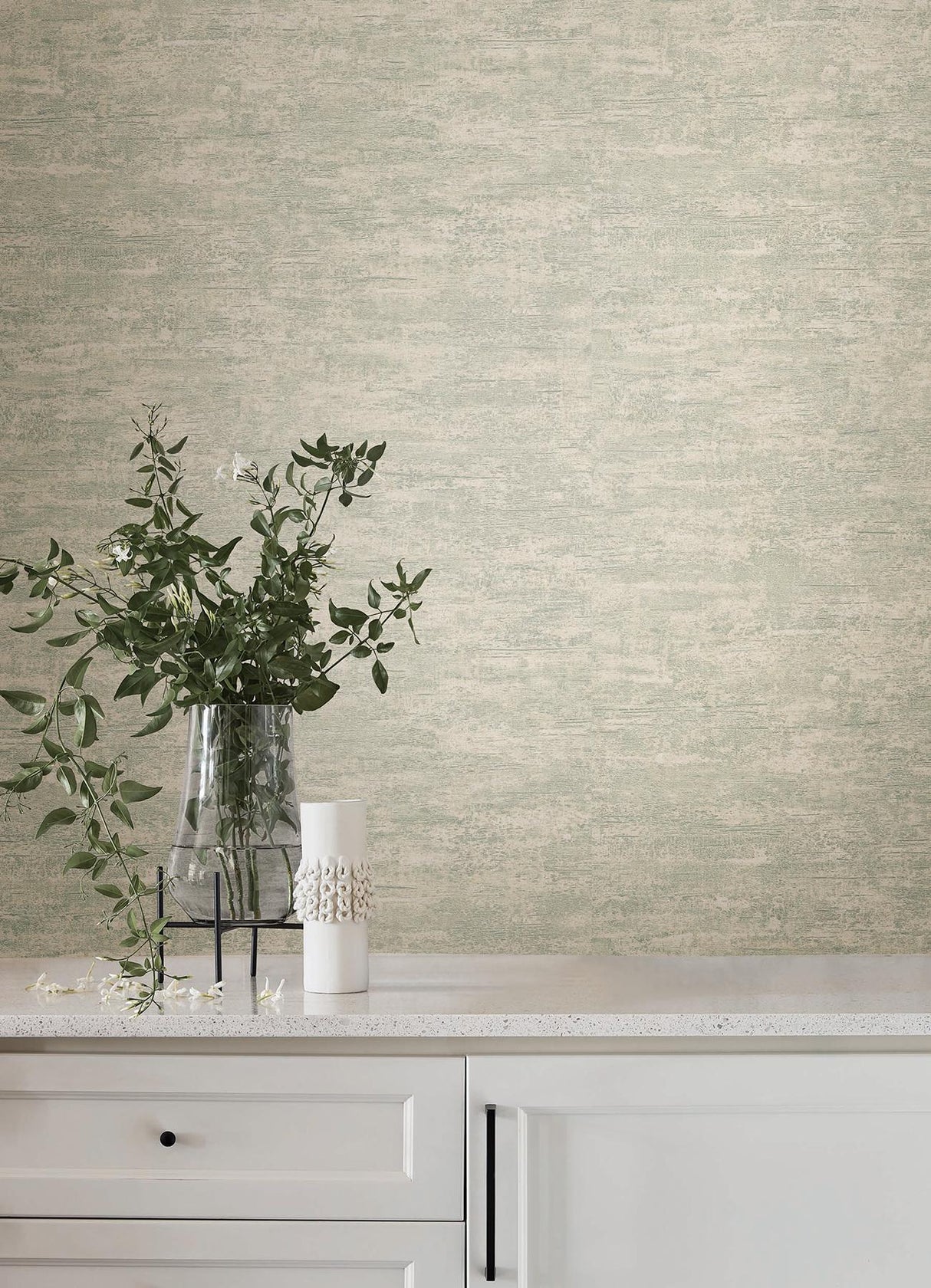 York Wallcoverings Weathered Stucco Ecru Wallpaper