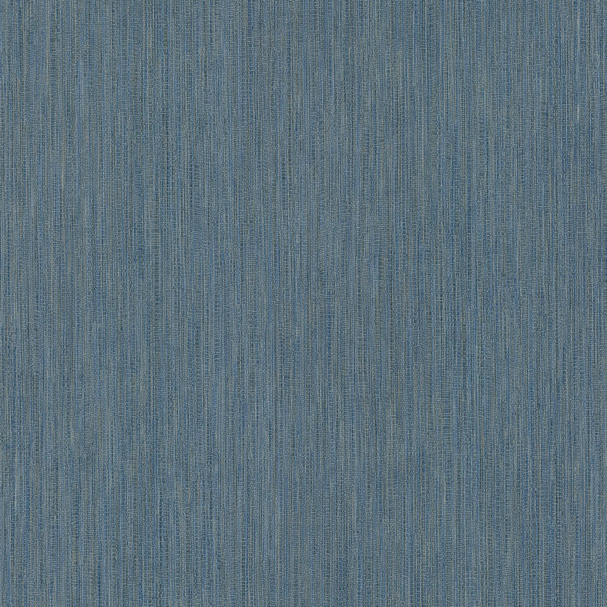 York Wallcoverings Washed Ramie Cobalt Wallpaper
