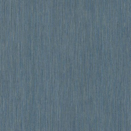 York Wallcoverings Washed Ramie Cobalt Wallpaper