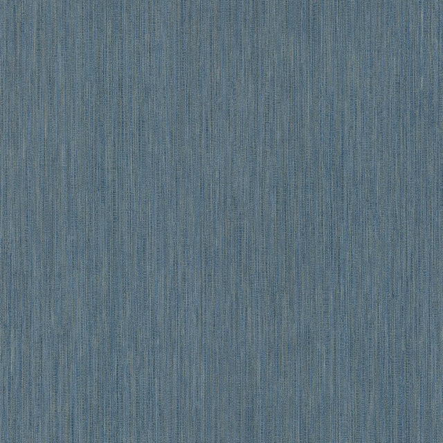 York Wallcoverings Washed Ramie Cobalt Wallpaper