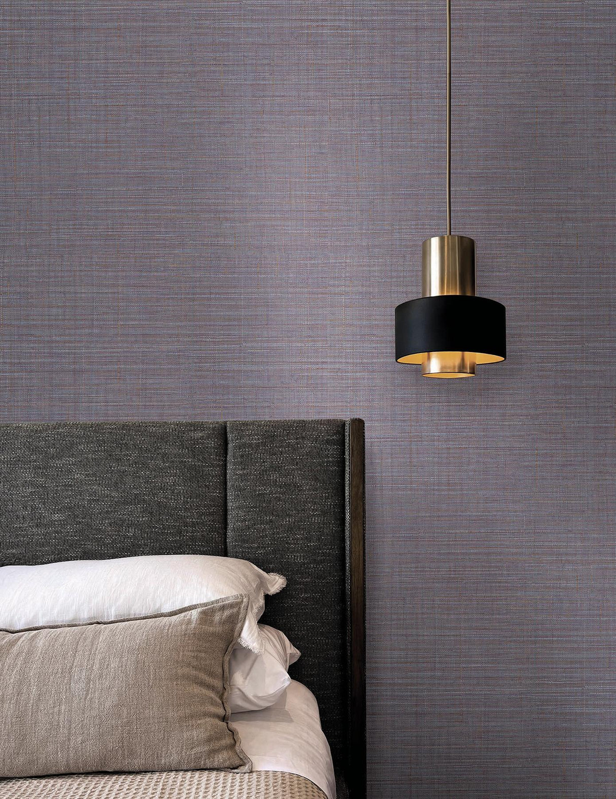 York Wallcoverings Lotus Silk Lilac Wallpaper