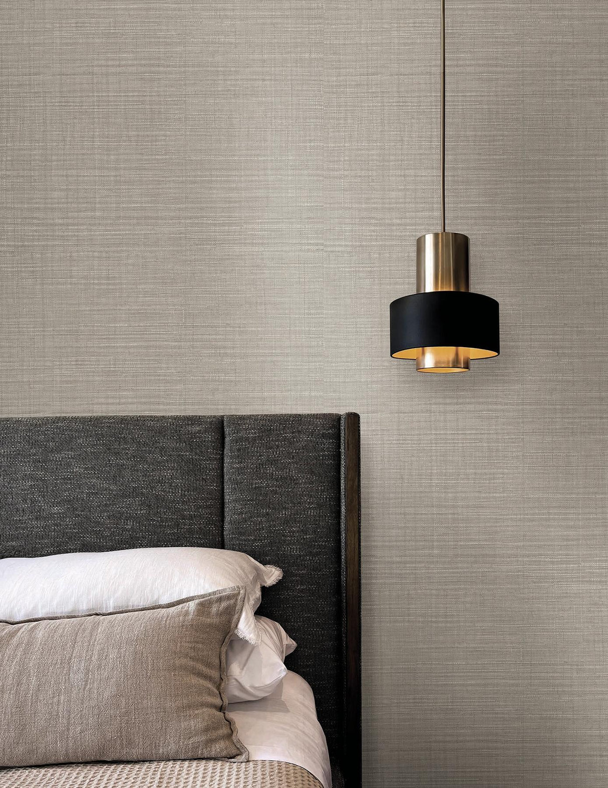 York Wallcoverings Lotus Silk Ecru Wallpaper