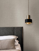 York Wallcoverings Lotus Silk Ecru Wallpaper