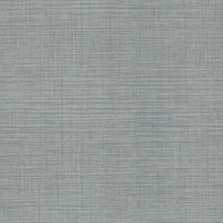 York Wallcoverings Lotus Silk Steel Blue Wallpaper