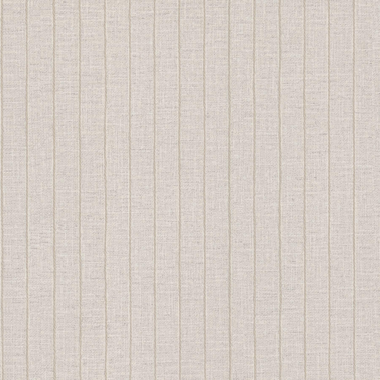 York Wallcoverings Cording Stripe Pearl Wallpaper