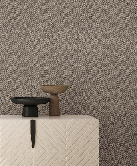 York Wallcoverings Tailored Chevron Latte Wallpaper