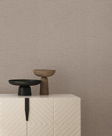 York Wallcoverings Loom Latte Wallpaper