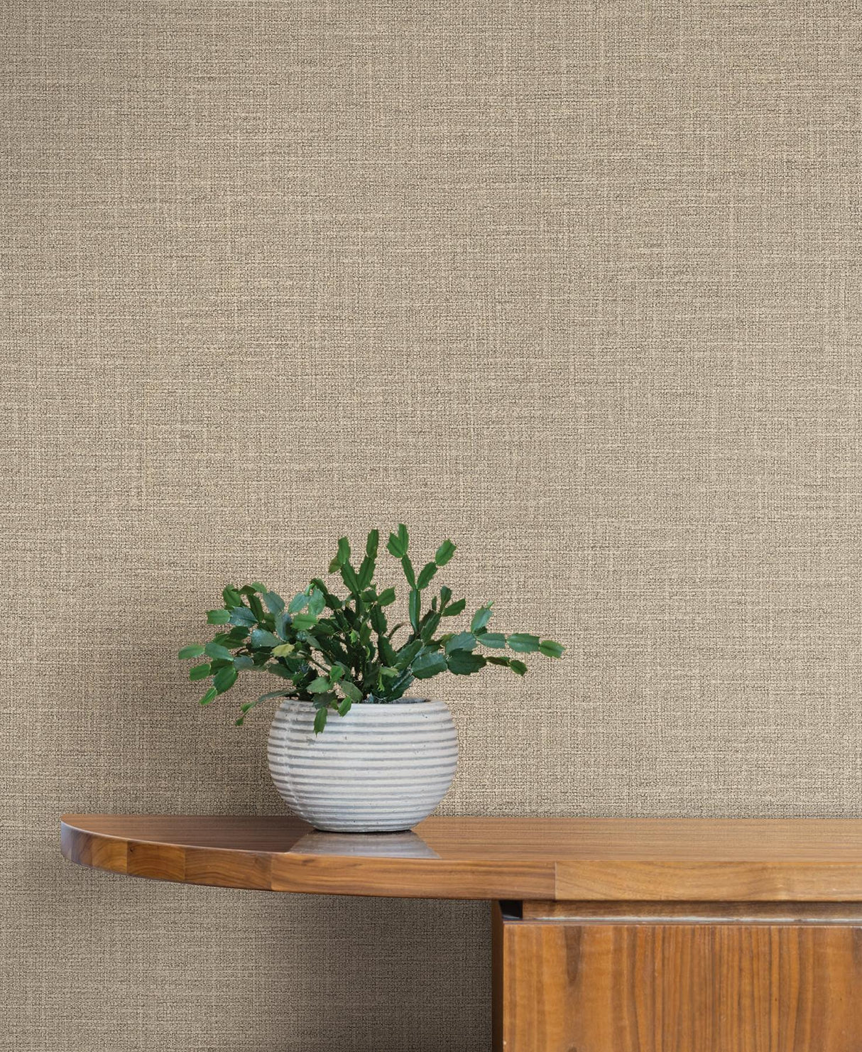 York Wallcoverings Loom Hazelnut Wallpaper