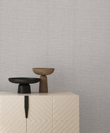 York Wallcoverings Loom Dove Grey Wallpaper