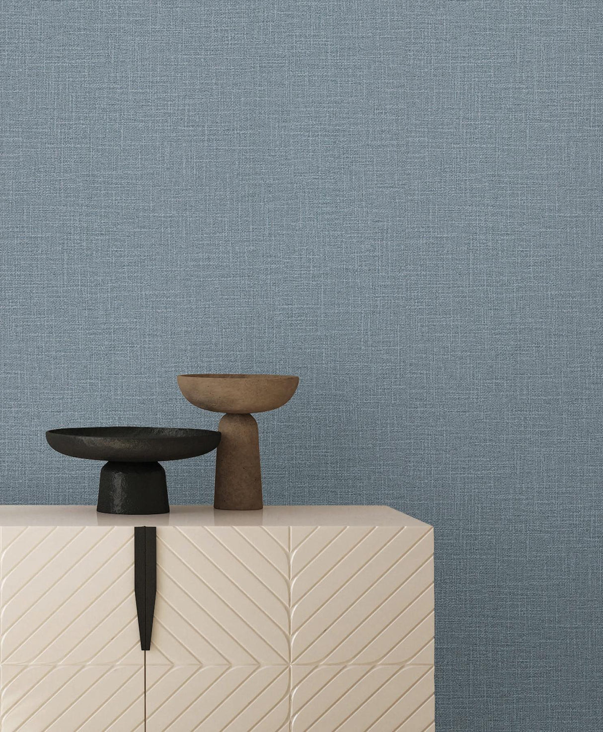 York Wallcoverings Loom Sky Blue Wallpaper