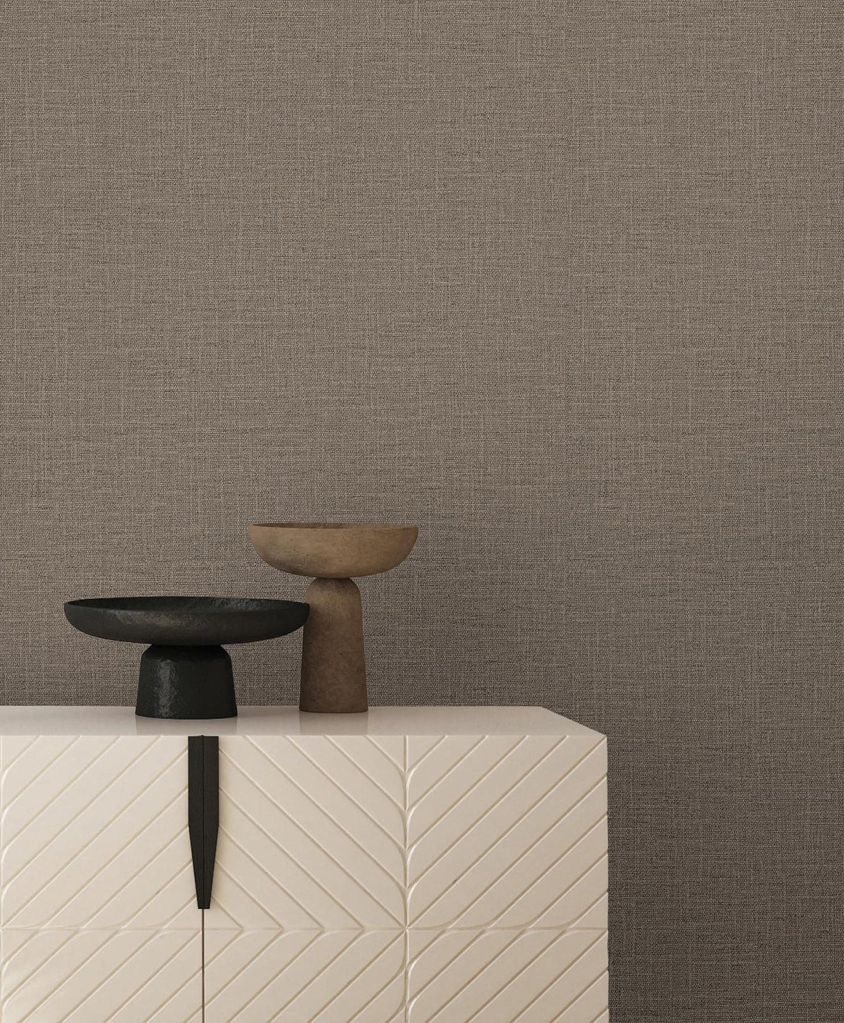 York Wallcoverings Loom Mushroom Wallpaper