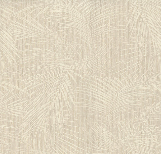 York Wallcoverings Della Palm Shell Wallpaper