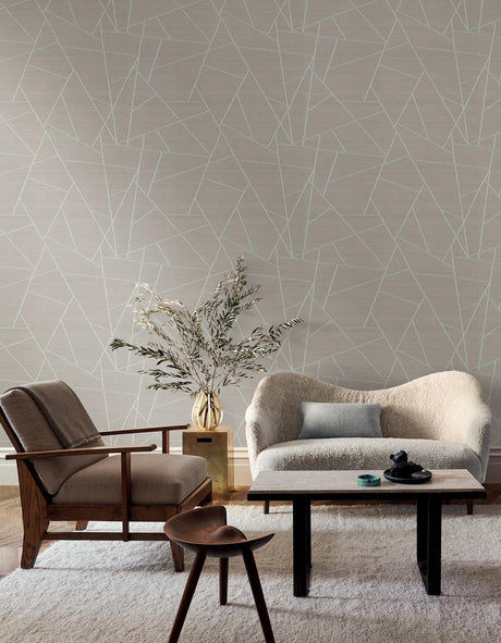 York Wallcoverings Lisle Smoke Wallpaper