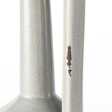 Mercana Burton 14.2H Medium Two Tone Gray Ceramic Jug Vase