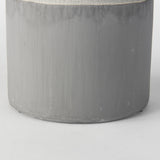 Mercana Burton 14.2H Medium Two Tone Gray Ceramic Jug Vase