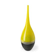 Mercana Jasse Large Yellow/Gray Ombre Glass Vase