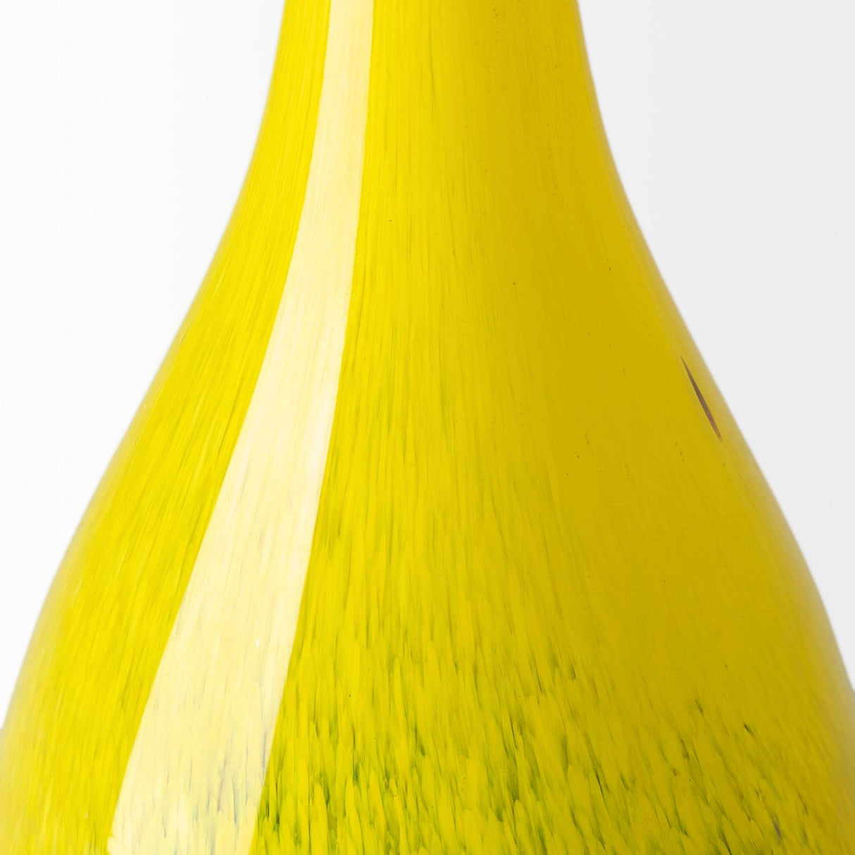 Mercana Jasse Large Yellow/Gray Ombre Glass Vase