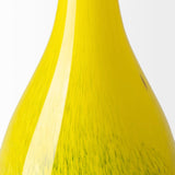Mercana Jasse Large Yellow/Gray Ombre Glass Vase