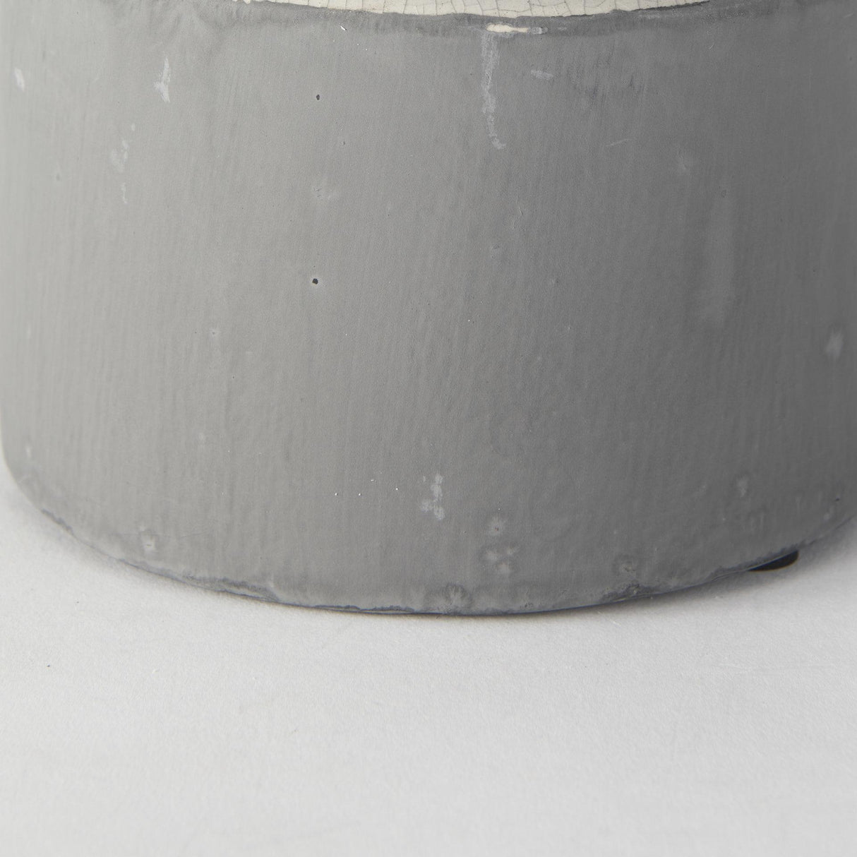 Mercana Burton 10.2H Small Two Tone Gray Ceramic Jug Vase