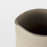 Mercana Garand Medium 15H Two-Toned White Natural Ceramic Jug