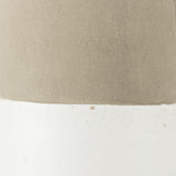 Mercana Garand Medium 15H Two-Toned White Natural Ceramic Jug