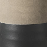 Mercana Garand Small 13H Two-Toned Black/Natural Ceramic Jug