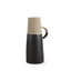 Mercana Garand Medium 15H Two-Toned Black/Natural Ceramic Jug