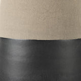 Mercana Garand Medium 15H Two-Toned Black/Natural Ceramic Jug