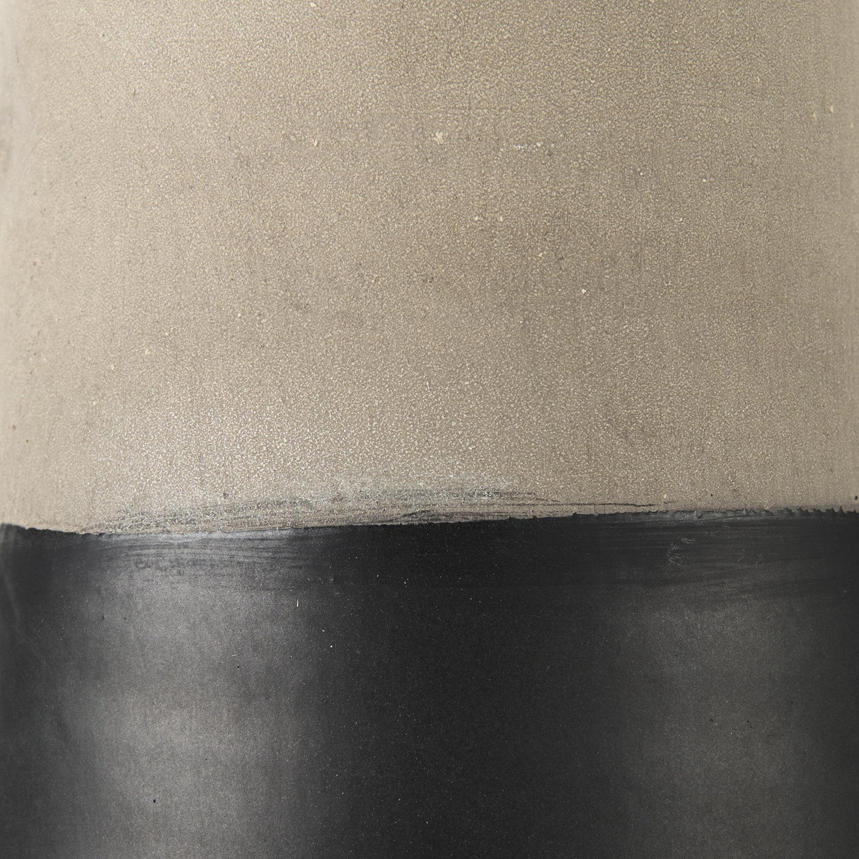 Mercana Garand Large 18.8H Two-Toned Black/Natural Ceramic Jug