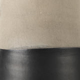 Mercana Garand Large 18.8H Two-Toned Black/Natural Ceramic Jug
