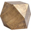 Mercana Exagoni 26" x 18.5" Hexagonal Brass Plated Hexagonal End/Side Table