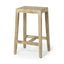 Mercana Colony 25" Seat Height Brown Wood Seat & Frame Stool