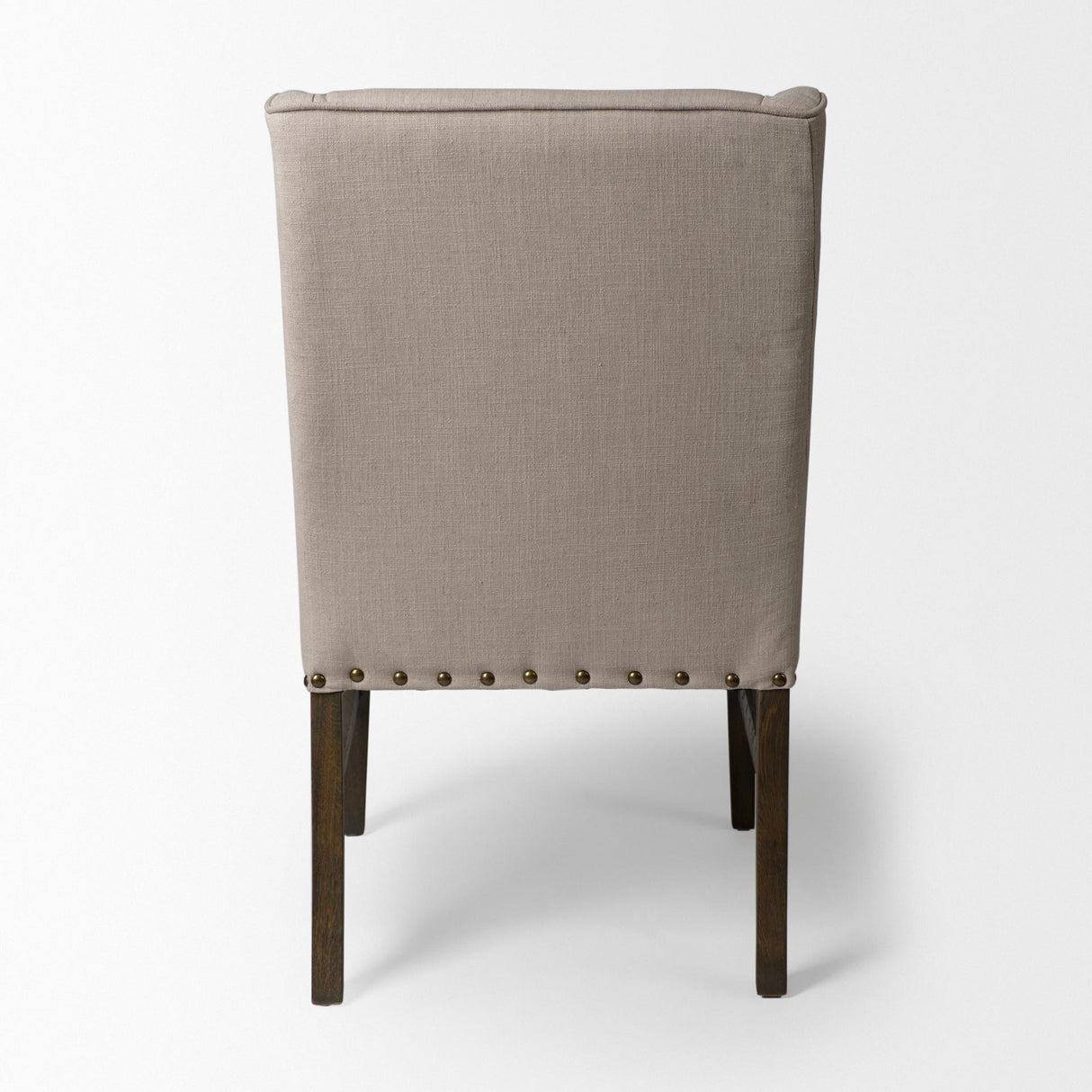 Mercana Kensington I Beige Fabric and Solid Wood Dining Chair