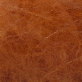 Mercana Hornet I 27.0L x 35.0W x 36.0H Brown Leather Unibody Seat w/ Black Metal Frame Accent Chair