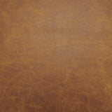 Mercana Hollyfield I Brown Leather Seat Gold Iron Frame Dining Chair