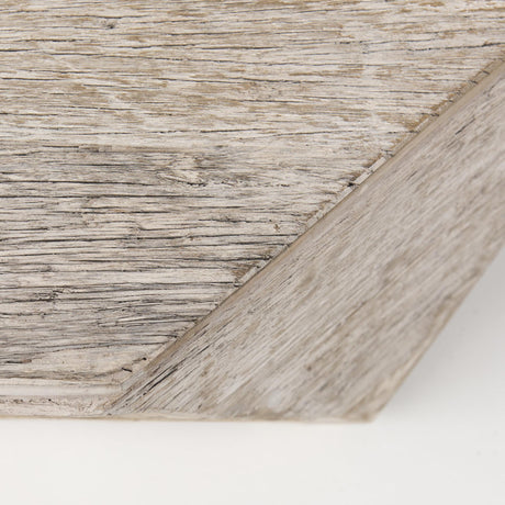 Mercana Esagono Octagonal Reclaimed Wood Coffee Table w/ Storage