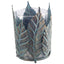 Mercana Pana II Large Green/Gold Metal Leaf Table Candle Holder