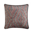 Mercana Nicand 18 x 18 Red/Blue Diamond Pattern Decorative Pillow Cover