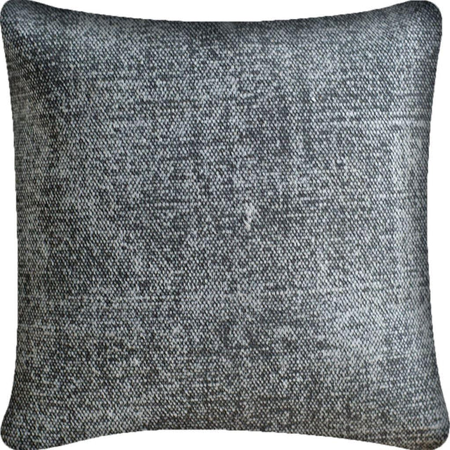 Mercana Laneus II 22 x 22 Dark Gray Speckled Decorative Pillow Cover