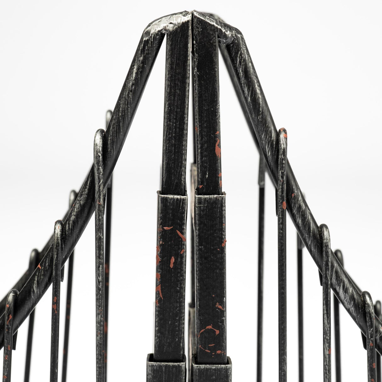 Mercana Suspension Set of 2 19L x 4W Brown Wrought Iron Suspension Bridge Bookends
